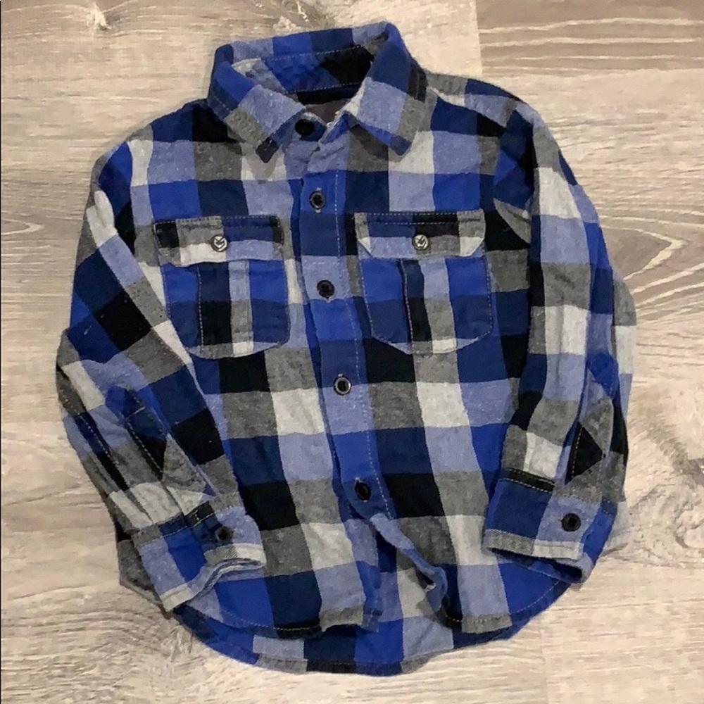 Pure Stuff. Toddler size 2 flannel button-down